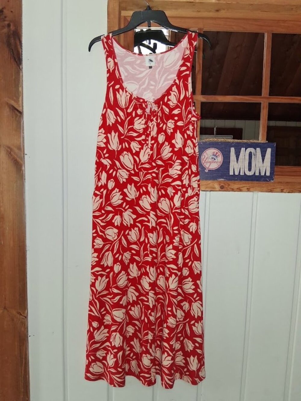 Cabi Tulip Print Sleeveless Tearoom Maxi Dress NWOT Sz M